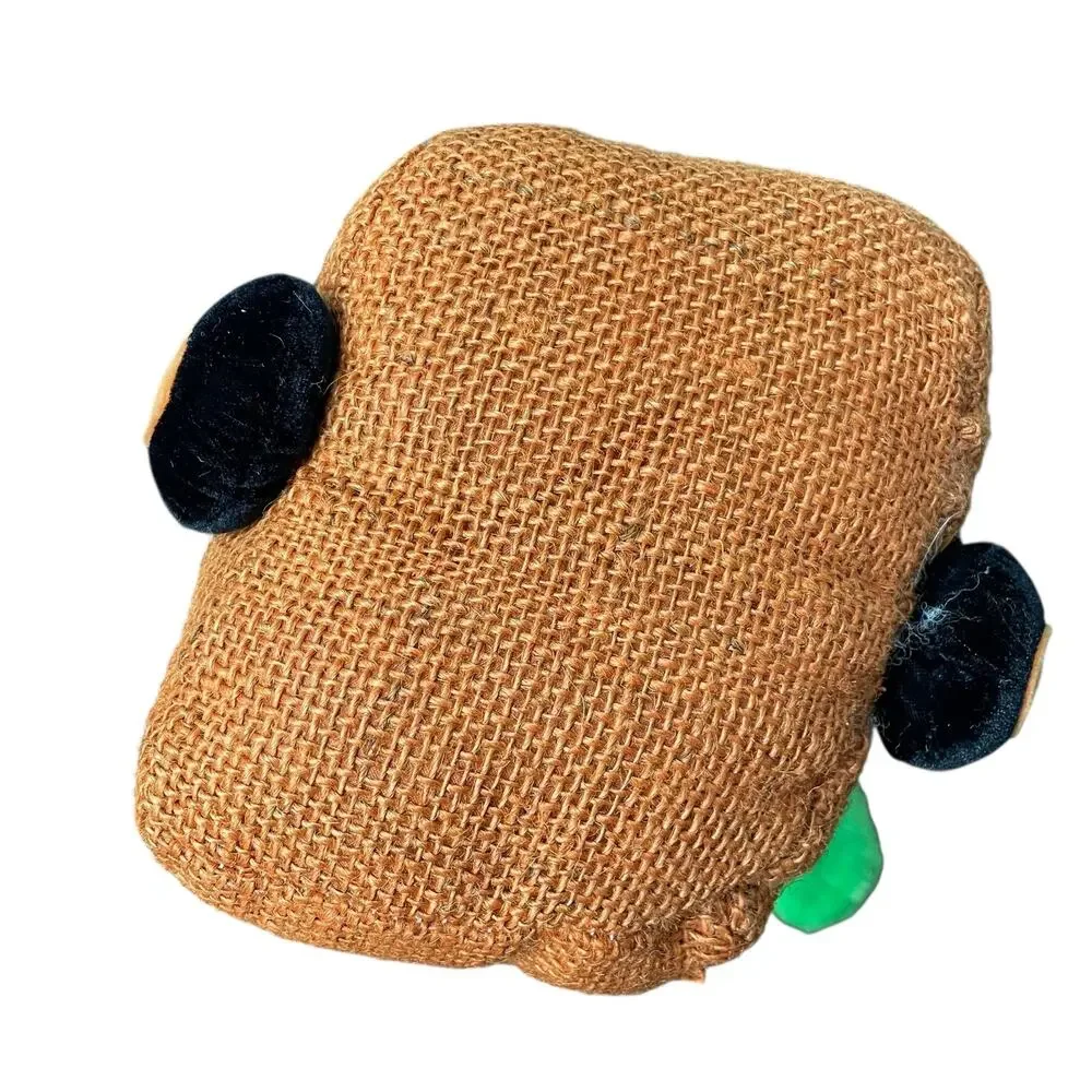Vintage Witch Plush Doll Velvet Bright Neon Burlap 1990s y2k Halloween Toy RARE